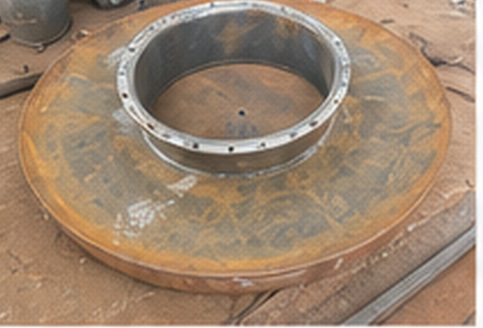 TOFM fabrication: Dished end, made in-house